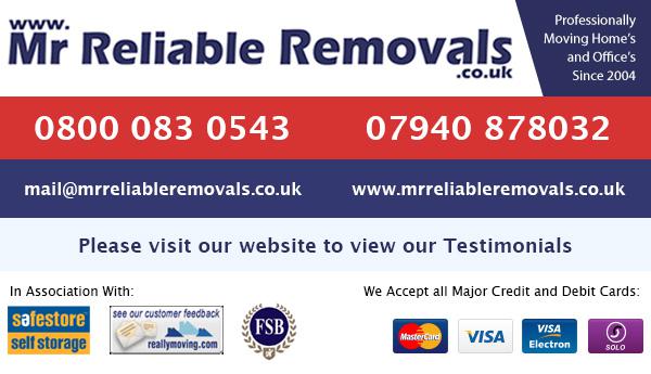 Mr Reliable Removals logo